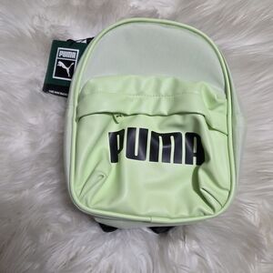 Puma Light Green Mini Backpack